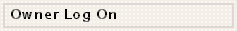 Owner Log On