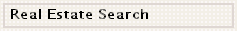 Real Estate Search