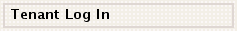 Tenant Log In